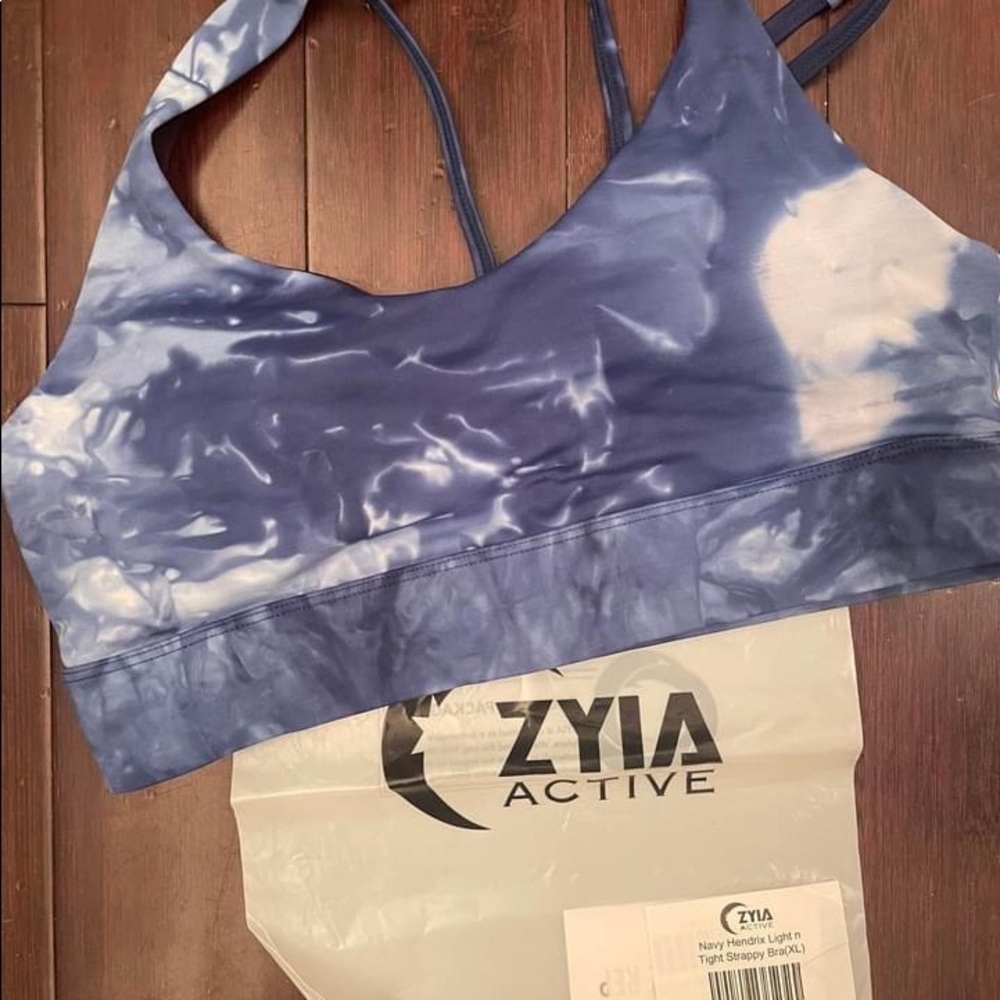 ZYIA XL navy Hendrix light n tight Strappy bra